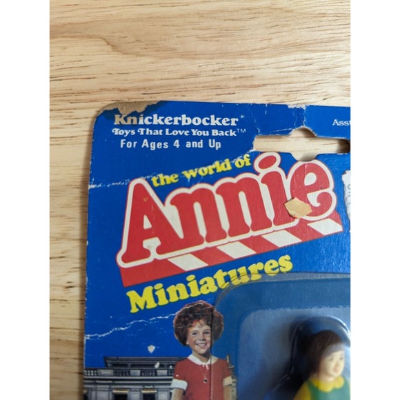 1982 The world of Annie miniatures movie figure sealed org packaging 9032 Annie - Picture 2 of 10